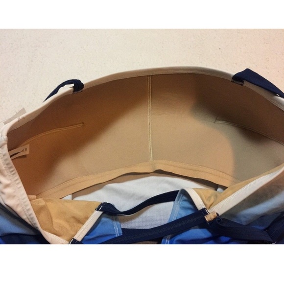 Lane Bryant 20 Tankini Top Ombré Shelf Bra Swim - Picture 7 of 8